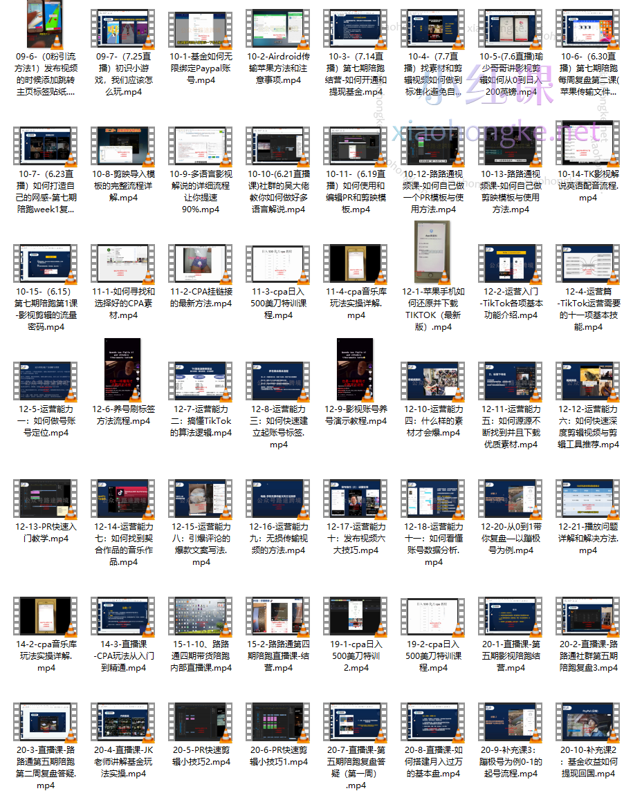 路路通Tiktok零基础到变现全流程实操第15、21、22、23、24期