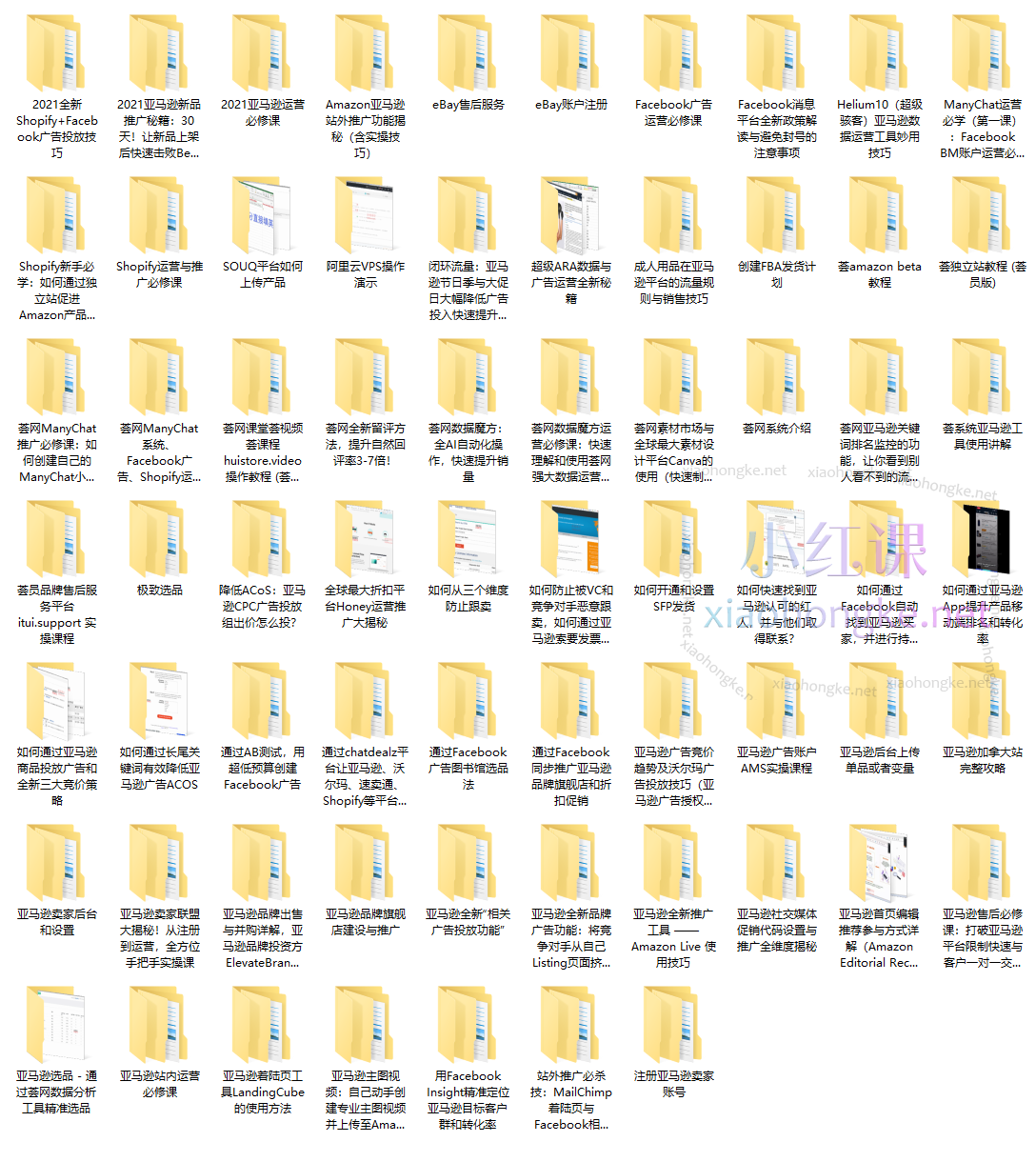 荟网课堂涵盖亚马逊、eBay、Shopify、Facebook以及独立站等多个热门平台