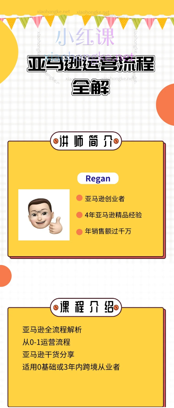 亚马逊流程全解析（Regan训练营）