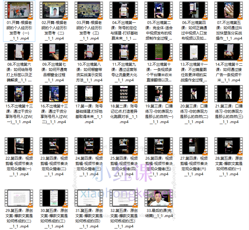 老胡中视频伙伴计划全套课程