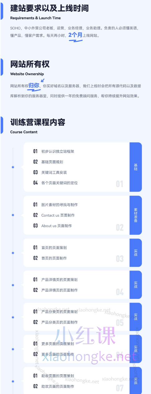 Leizi线上Template 建站训练营，手把手教你做一个询盘网站