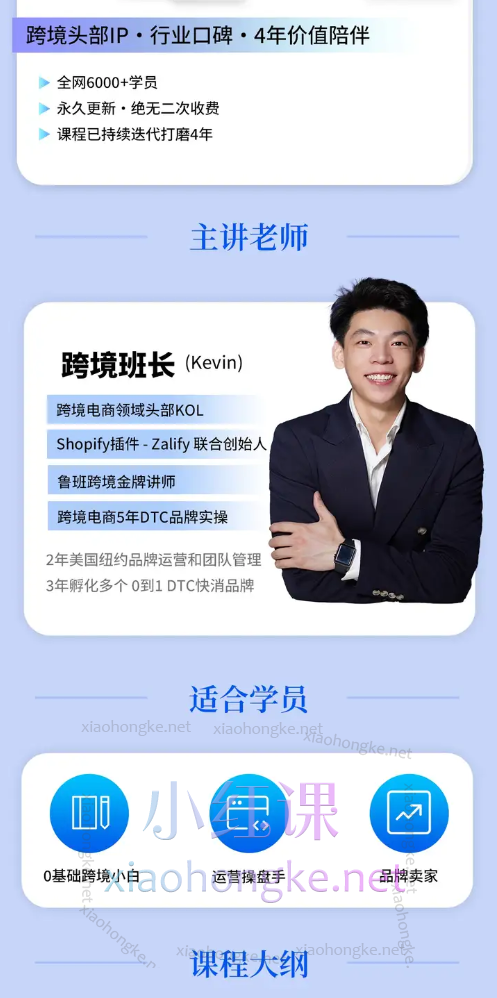 班长的跨境电商独立站0基础入门到精通72小时实操课程（课件资料笔记）