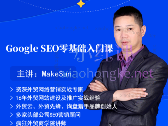 疯狂外贸Google SEO零基础入门课程