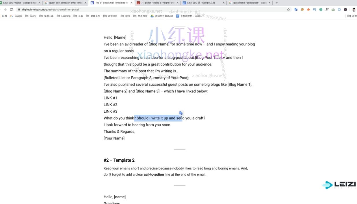 Leizi谷歌SEO从零到精通实战课