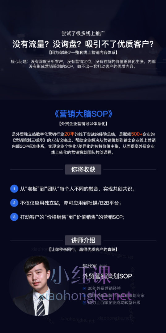 营销大脑SOP外贸营销全攻略：从定位到落地，全方位打造营销竞争力