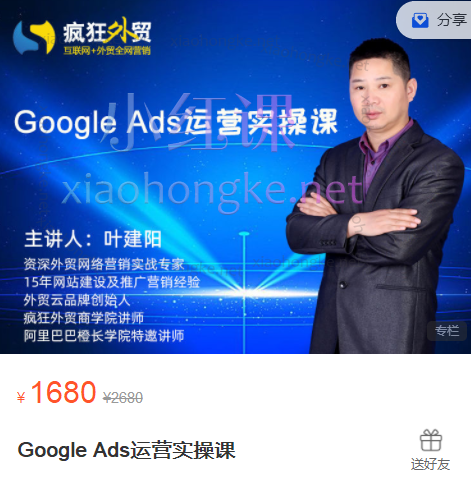 疯狂外贸Google Ads运营实操课，从入门到精通