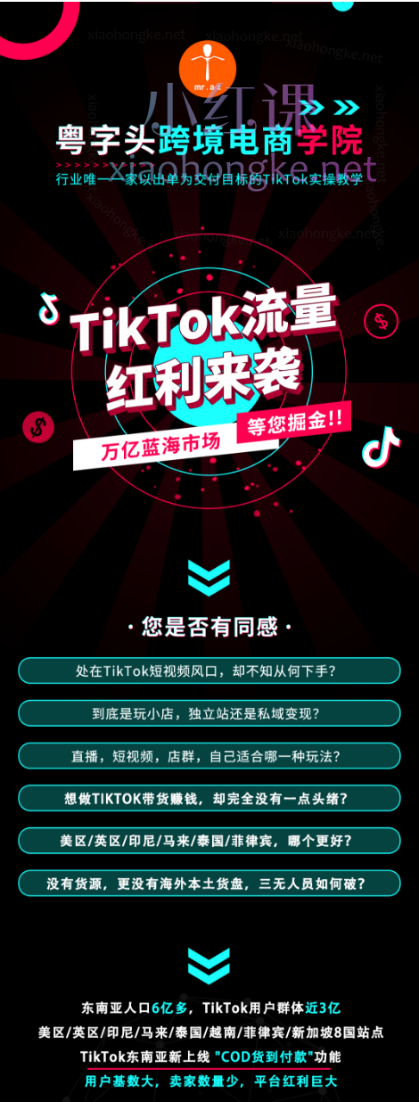 粤字头跨境电商玩赚跨境Tiktok之0基础课程
