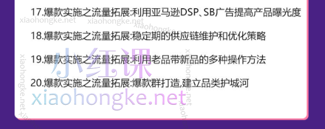 moonsees亚马逊爆款打造高阶课程，爆款策划三部曲，打造属于您的爆款产品