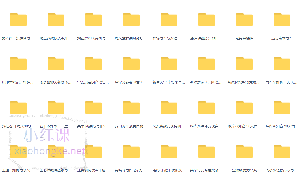 141套自媒体文案写作变现课程合集，掌握文案写作，实现快速赚钱196GB