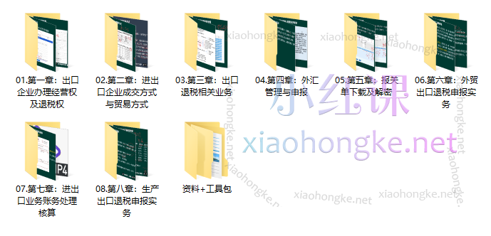 陈彩恋生产+外贸+跨境电商出口退会计线上课
