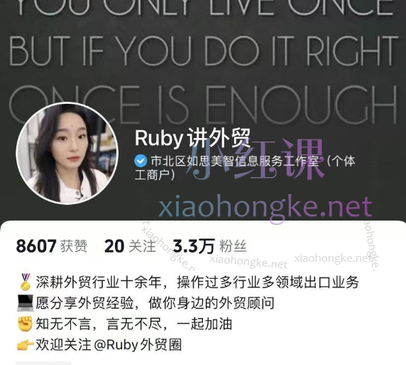 Ruby讲外贸:外贸训练营线上实战课