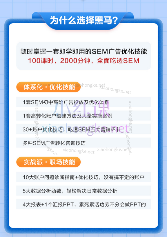 艾课SEM黑马实战特训营46期