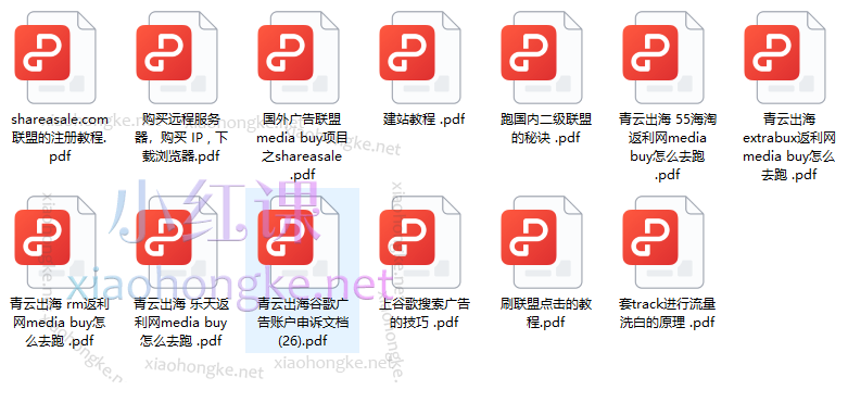 2024青云出海国外广告联盟media buy项目课程