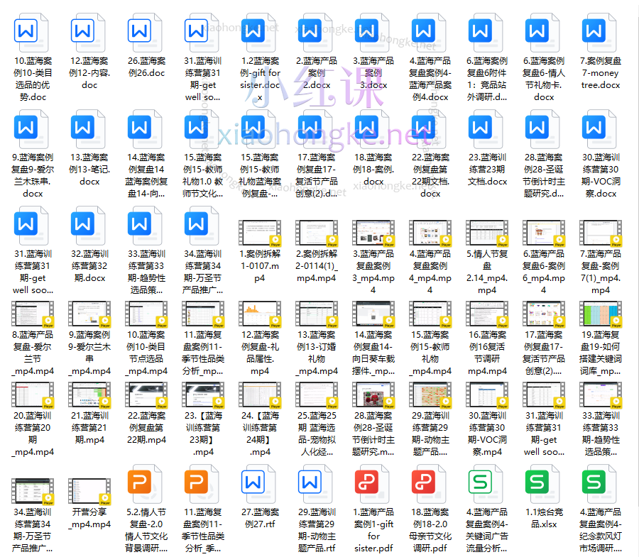 Lenry的跨境研习室：亚马逊跨境电商蓝海选品课程全套