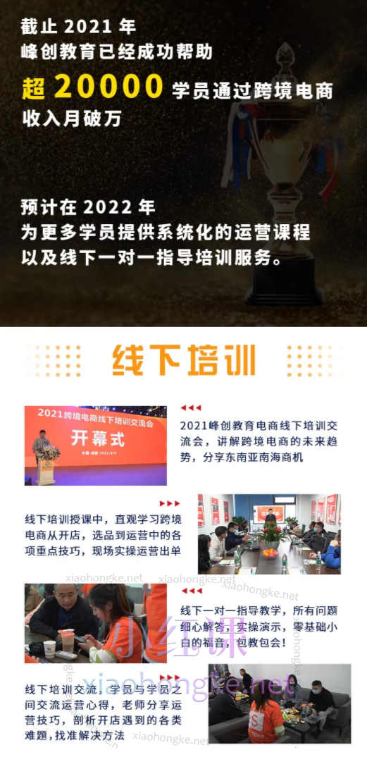 峰创教育：Shopee电商孵化课程，轻松运营店铺探秘跨境福利