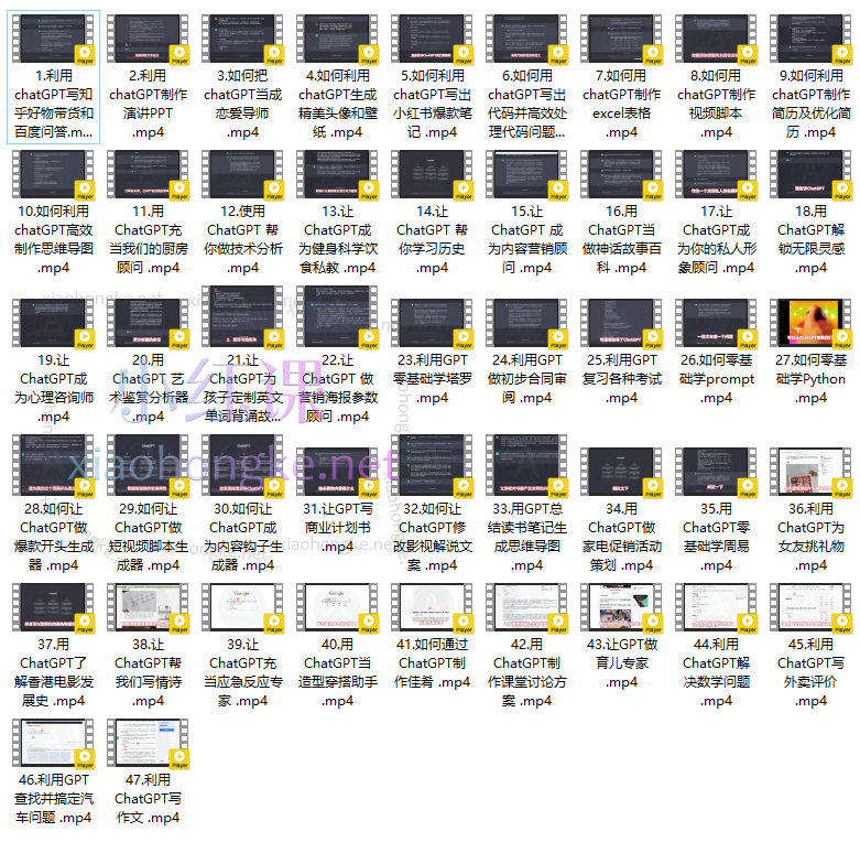 沐成科技100个ChatGPT实操案例课