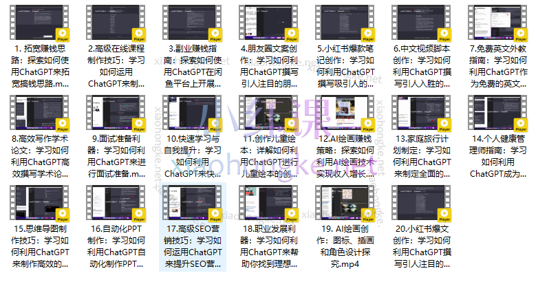 硅基物语ChatGPT变现精英班