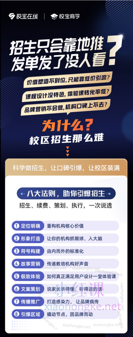 游国梁《教培机构品牌营销八大落地法则》科学做招生，让口碑引爆，让校区装满