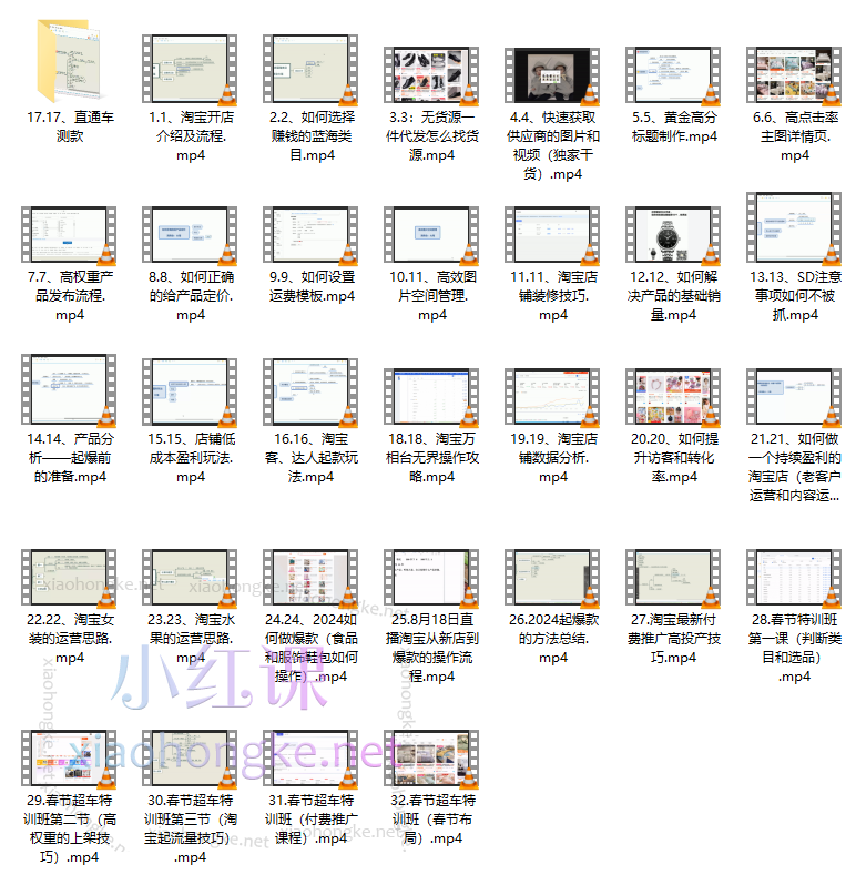 大海电商说淘宝运营系统课程