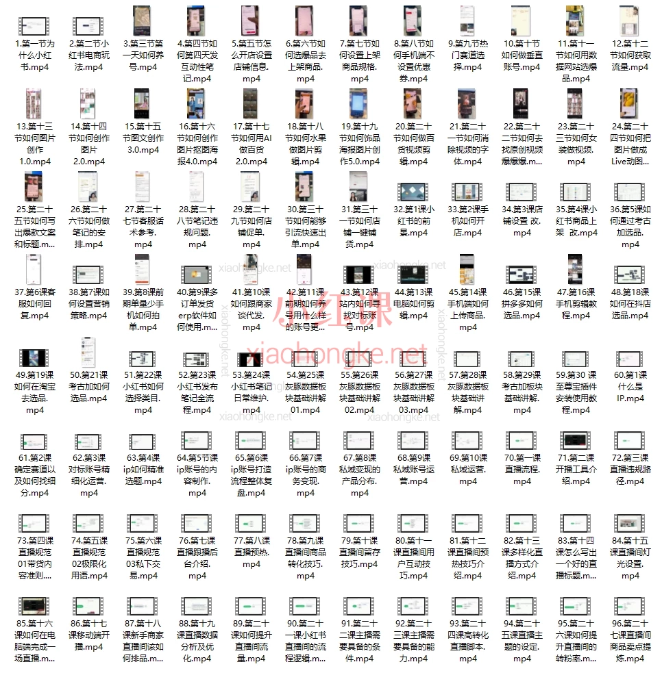 小红书陪陪训练营,从养号选品到直播变现,一站式学习