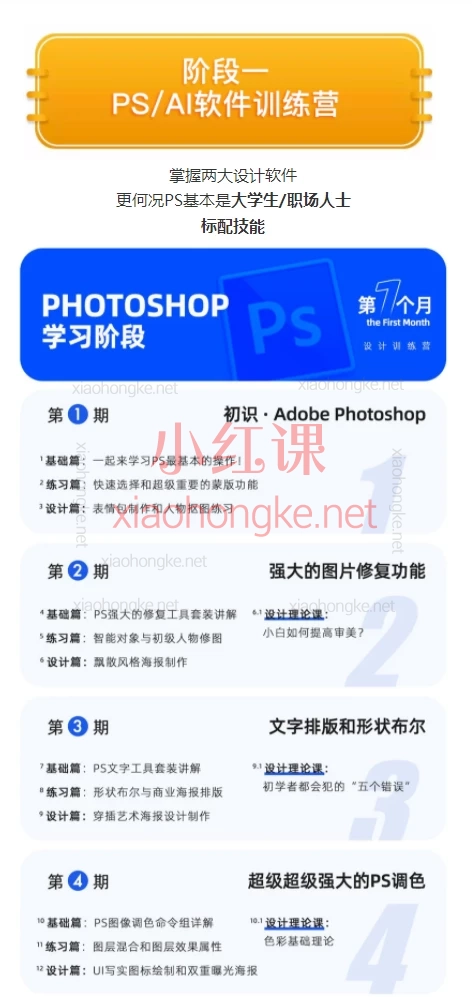 C点设计PS/AI/PPT设计训练营