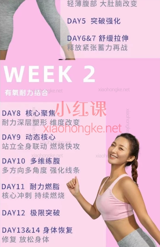 桑禹涵Sky3D立体小蛮腰养成课，打造3D立体精致腰腹曲线小白在家随时跟学