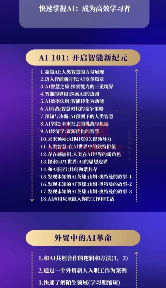 Jessi老师的外贸AI助力绝对成交课程