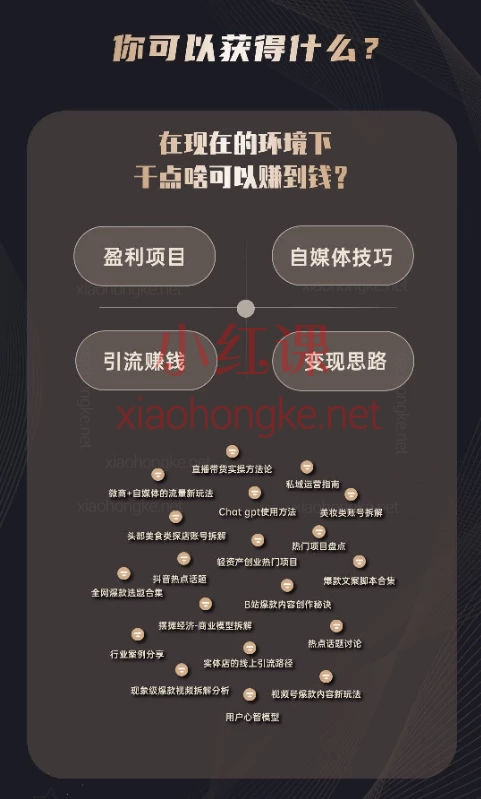 杯子Glass杯子商业课，月入十万俱乐部