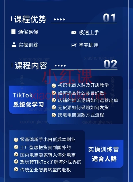 跨境黑马TikTok跨境电商实操训练营