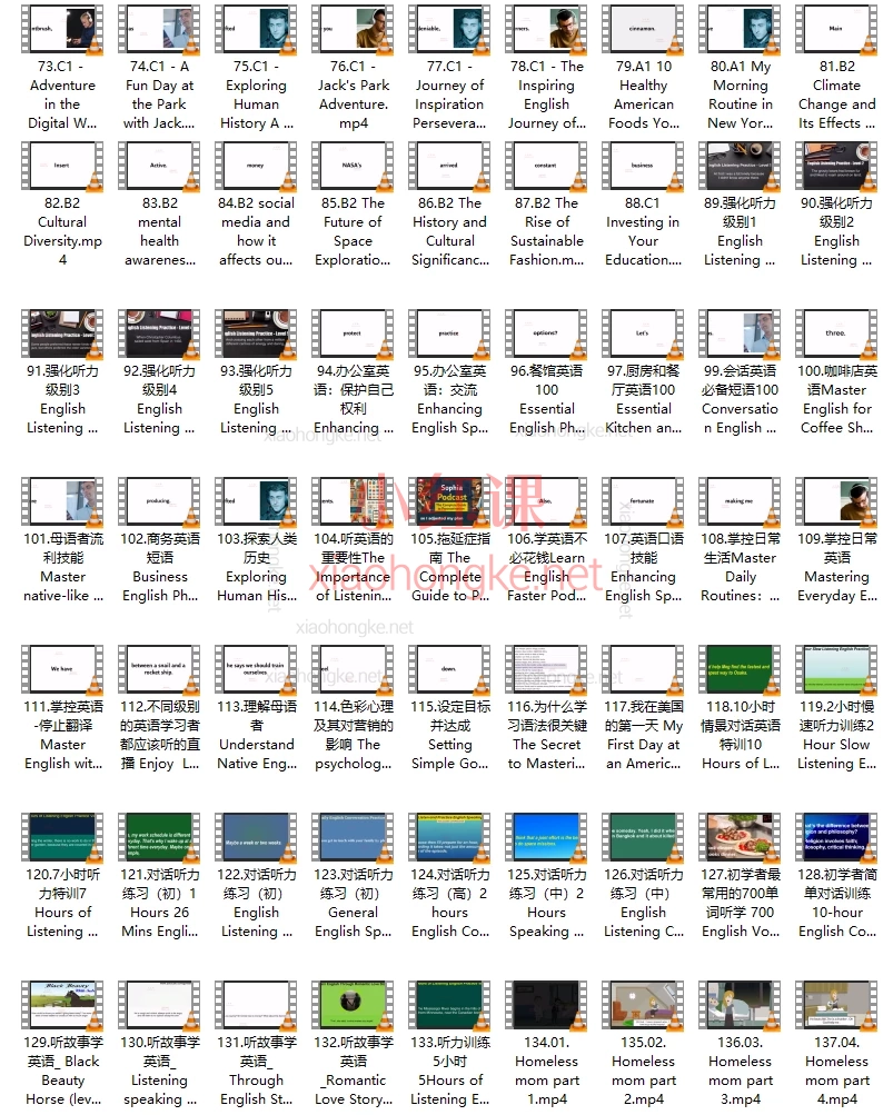 听力特训课:强化听力思维不同Level难度故事场景对话