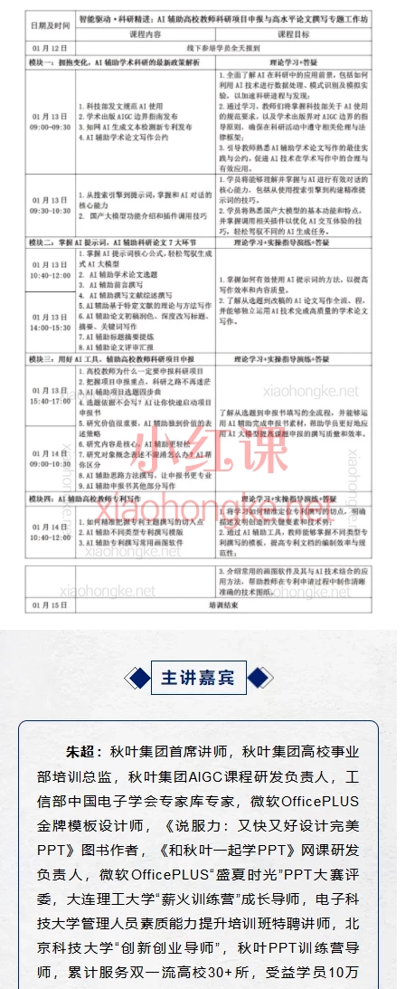 智能驱动·科研精进：AI辅助高校教师科研项目申报与高水平论文撰写专题工作坊