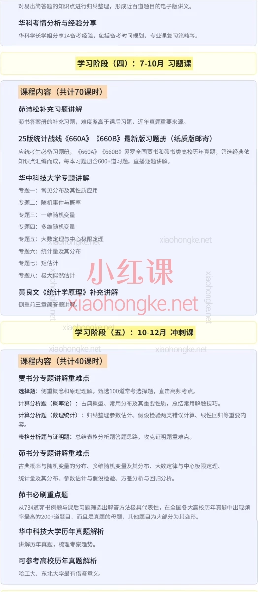 2025统计战线华科应统定向班，华科应统考研定向班 - 茆诗松+贾俊平统计学备考全解析