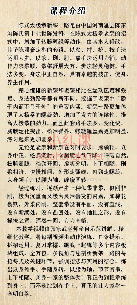 张东武新架一路进阶课视频课
