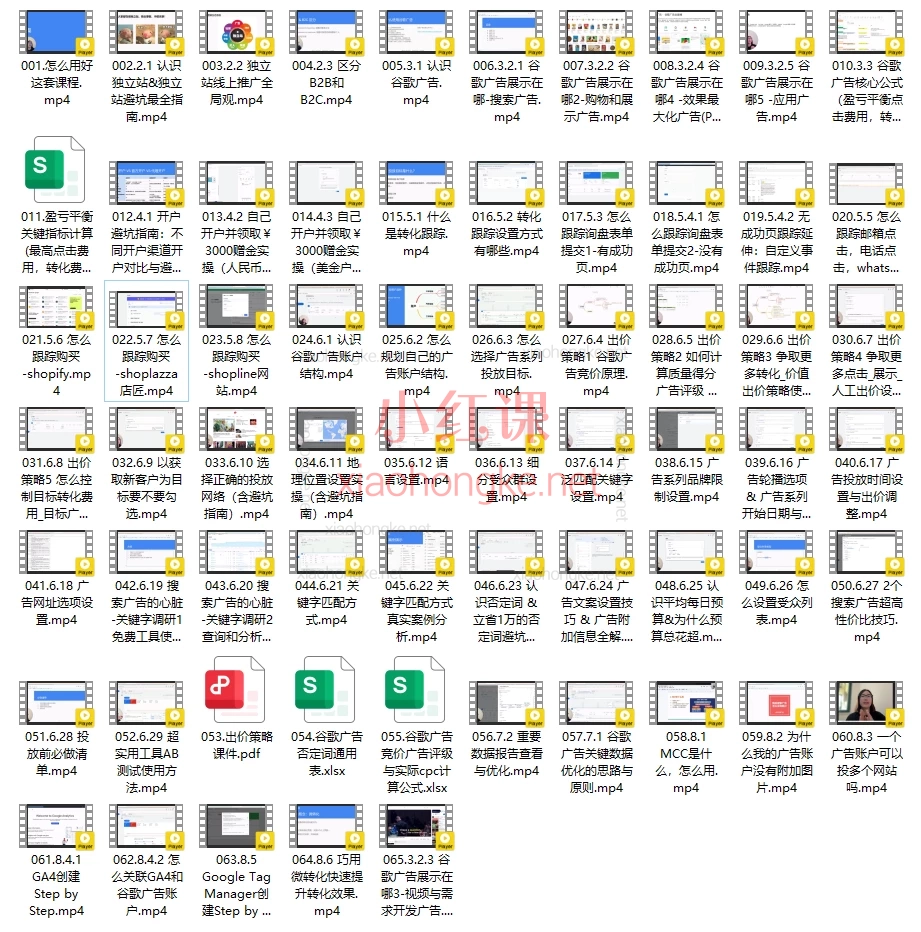 英子出海广告：谷歌搜索广告0到1入门系统课(2025)