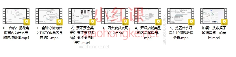 王天真TikTok出海启航课（美区），保姆级课纲拆解跨境红利
