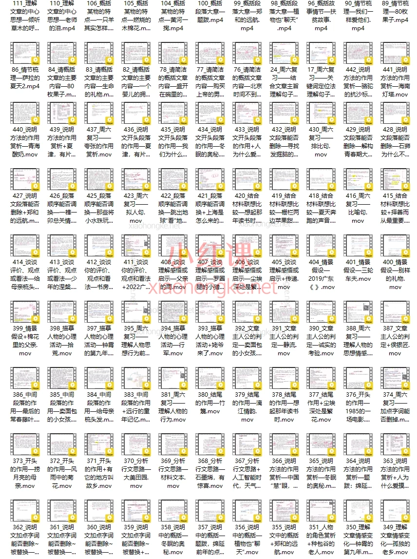 小王老师中学语文阅读专项题型天天练