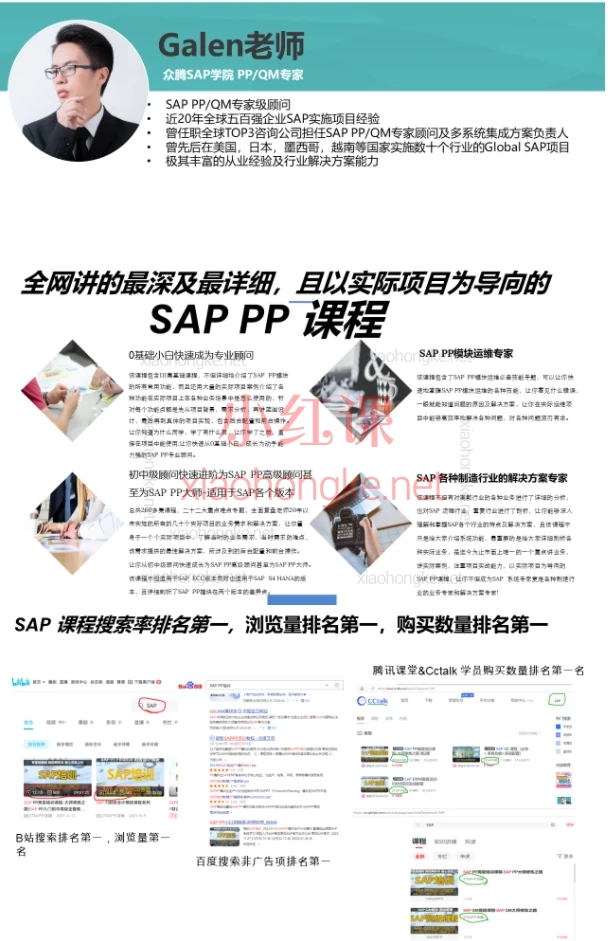 SAP PP高级培训课程-SAP PP大师修炼之路铂金版
