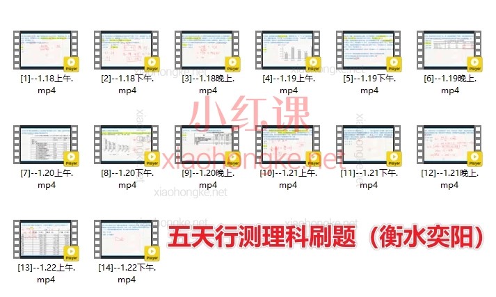 壹玖职教：五天申论基础（衡水梦雨）+五天行测理科基础课（衡水 奕阳）+五天行测理科刷题（衡水奕阳）+五天行测文科基础（衡水杨沐）+五天行测文科刷题（衡水杨沐）