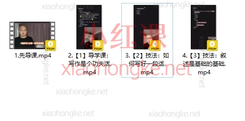 陈小五的散文创作课(在线视频课)