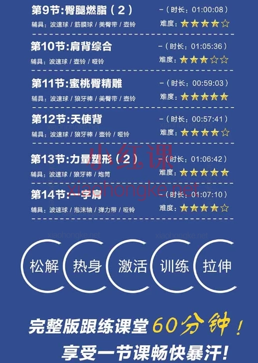 梵林瑜伽普拉提：维秘普拉提｜50节成品课