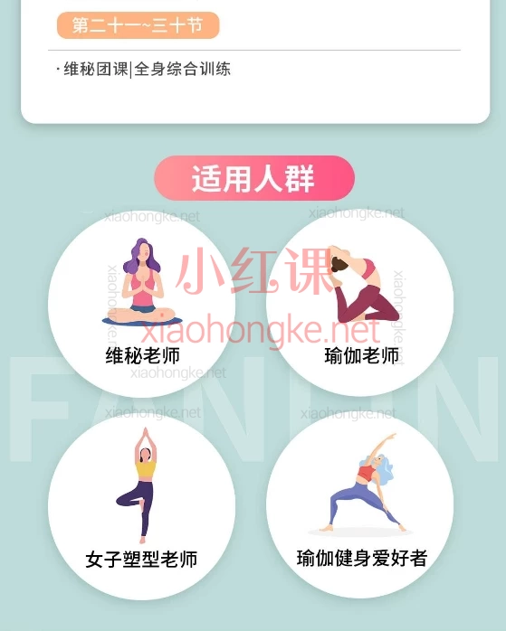 梵林瑜伽普拉提维秘抗阻+体雕|150节成品课