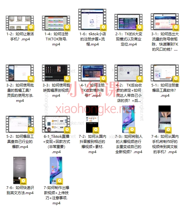 梁俪馨TIKTOK如何从入门到快速变现的实操特训
