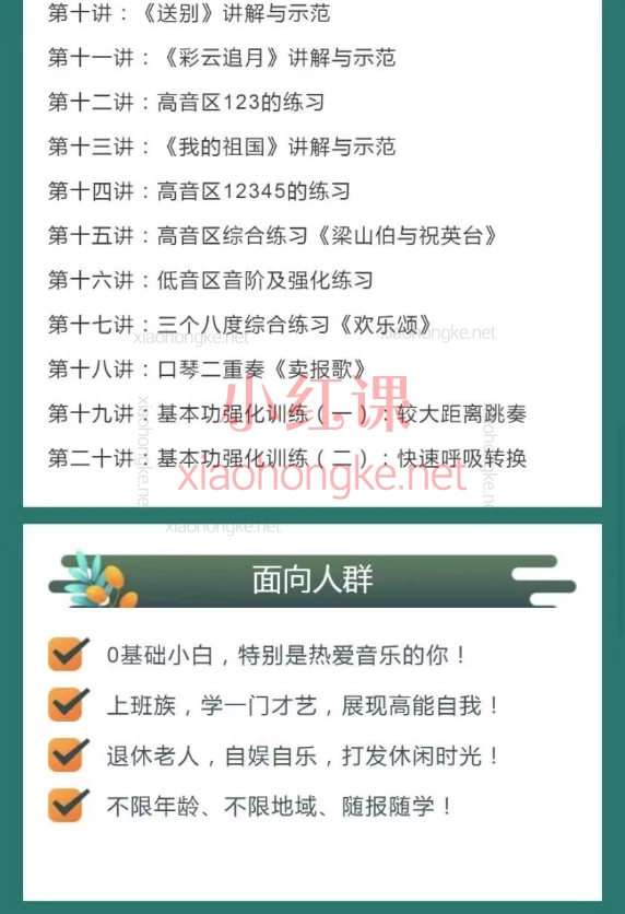 高老师24孔复音口琴入门二十讲,高老师24孔复音口琴入门二十讲