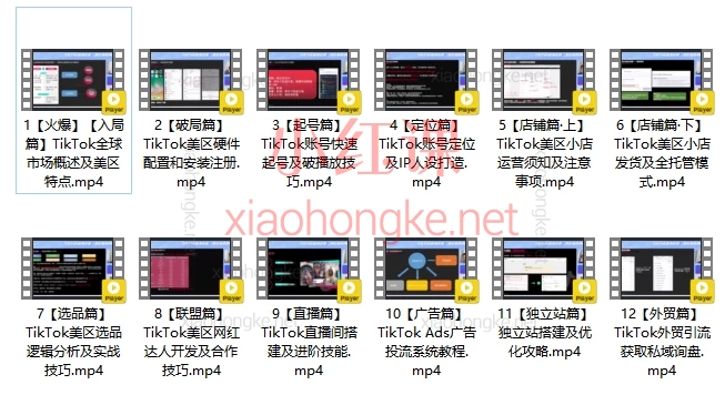 【火爆】TikTok美区电商冲锋营 – 第31期