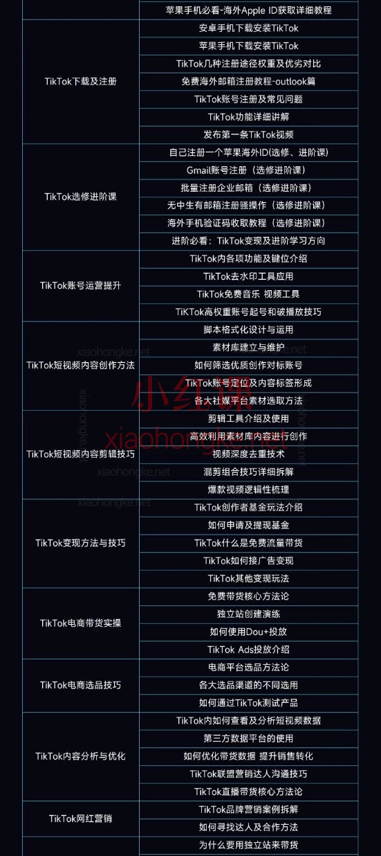 李社长【火爆】TikTok全阶运营体系课，手把手带你掘金海外市场！