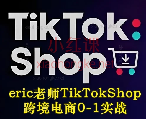 20025eric老师·TikTokShop跨境电商0-1实战,保姆级实战课带你从0到1爆单