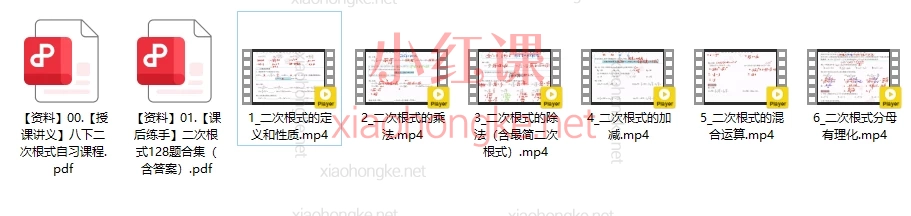 老王撸题：二次根式+四边形，几何+代数双线冲刺！四边形&amp;二次根式专项课