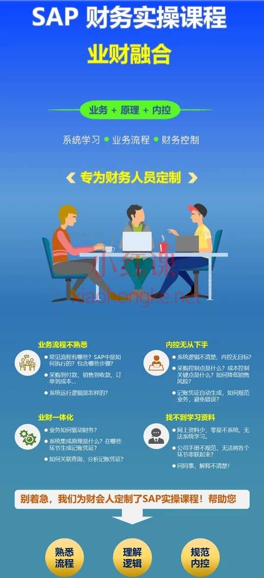 SAP财务实操《业财融合》从采购到生产全流程实战！