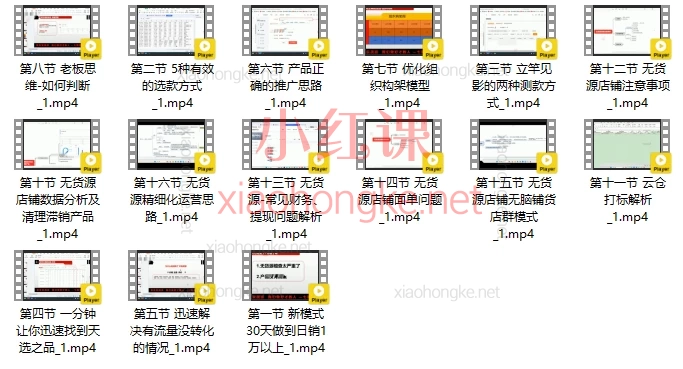 七哥电商会无货源转型方案,30天无货源电商日销破万!