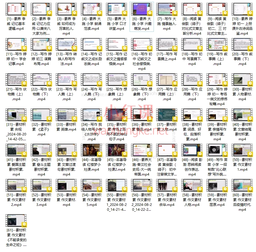 阅读写作提升课,涵盖写作技巧、阅读思维、文学素养、名著精读、素材积累五大核心模块